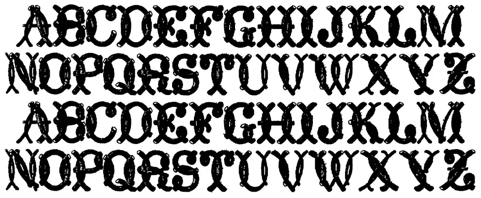Ornamented, No. 1055 Schriftbeispiele Ornamented, No. 1055font specimens