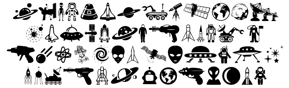 Other Spacefont specimens