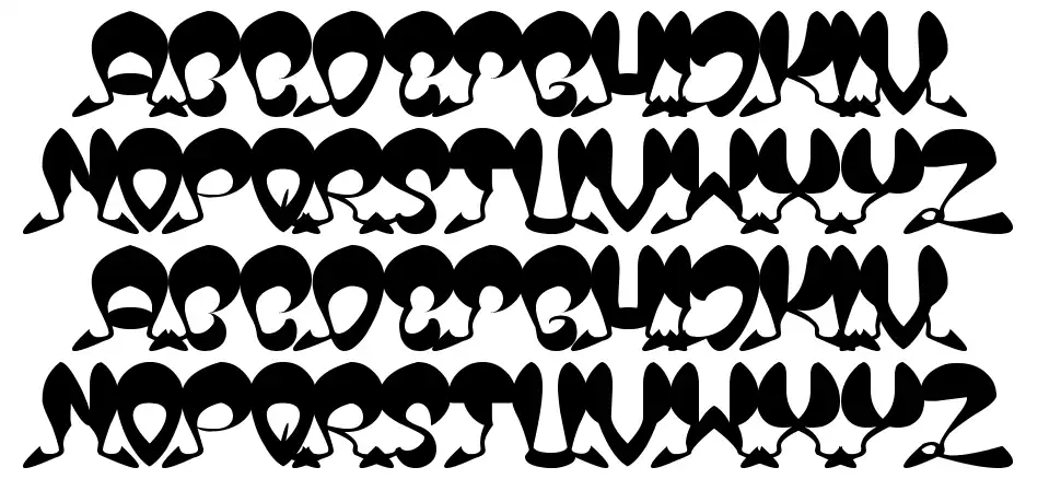 Over The Skyfont specimens