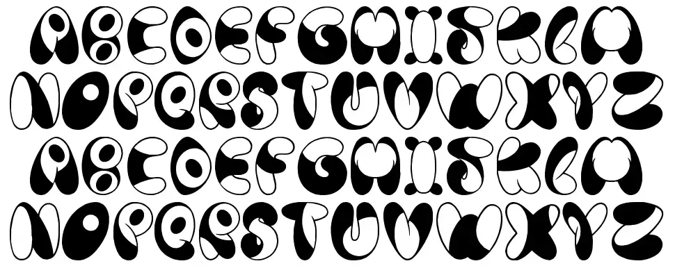 Panda Spotsfont specimens