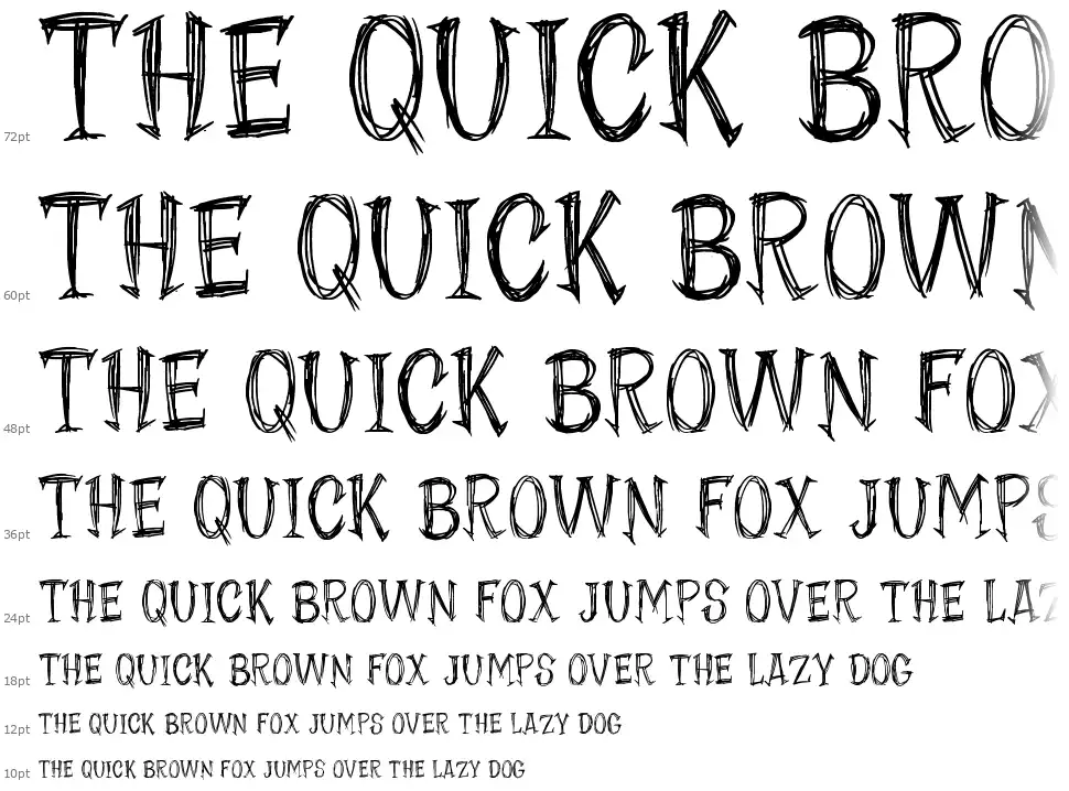 Paperback Writerfont waterfall