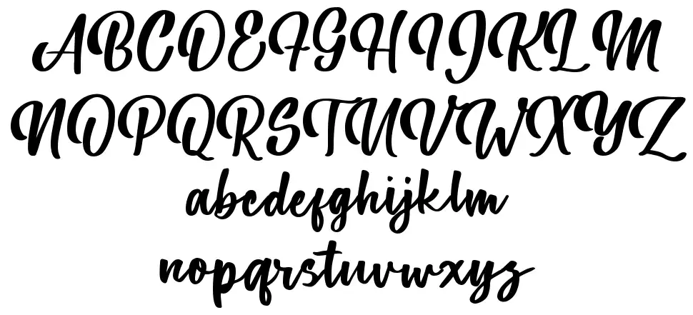 Parfaitfont specimens