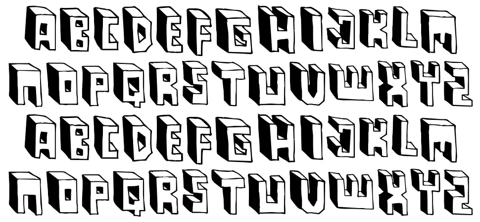Pastas Blackfont specimens