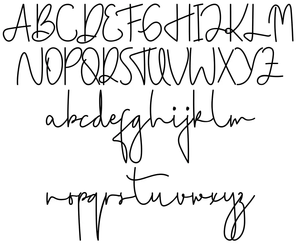 Pep Talk Scriptfont specimens