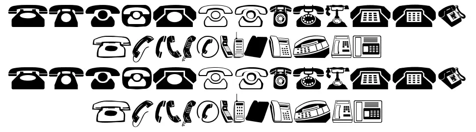 Phonesfont specimens
