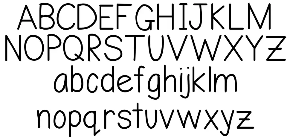 PickandRollfont specimens