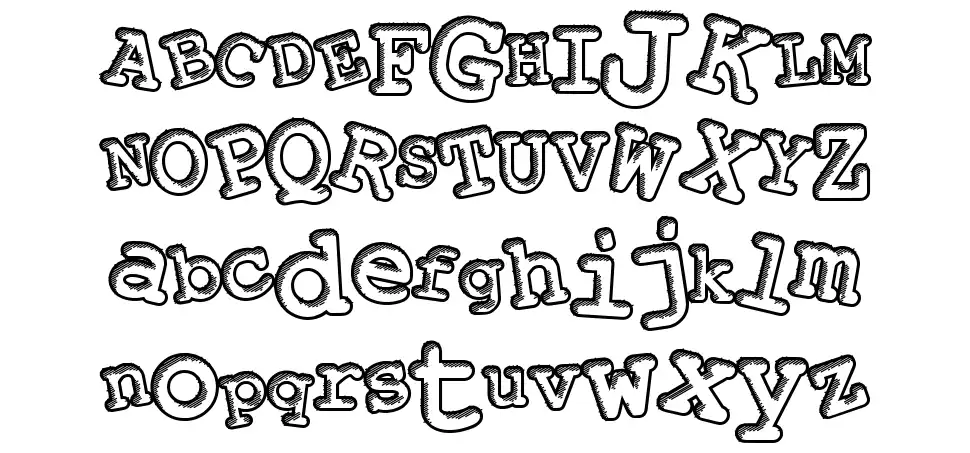 Play Alongfont specimens