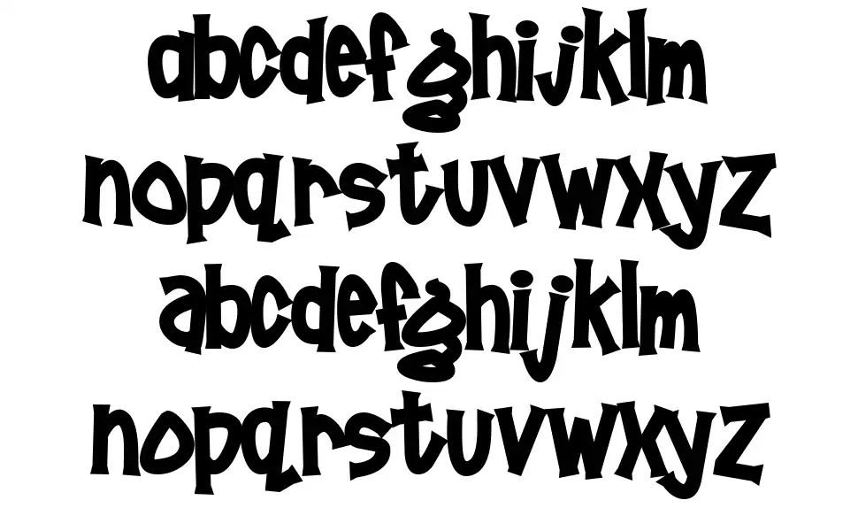 Pornhutfont specimens