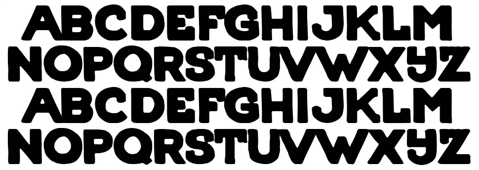 Poster Queenfont specimens