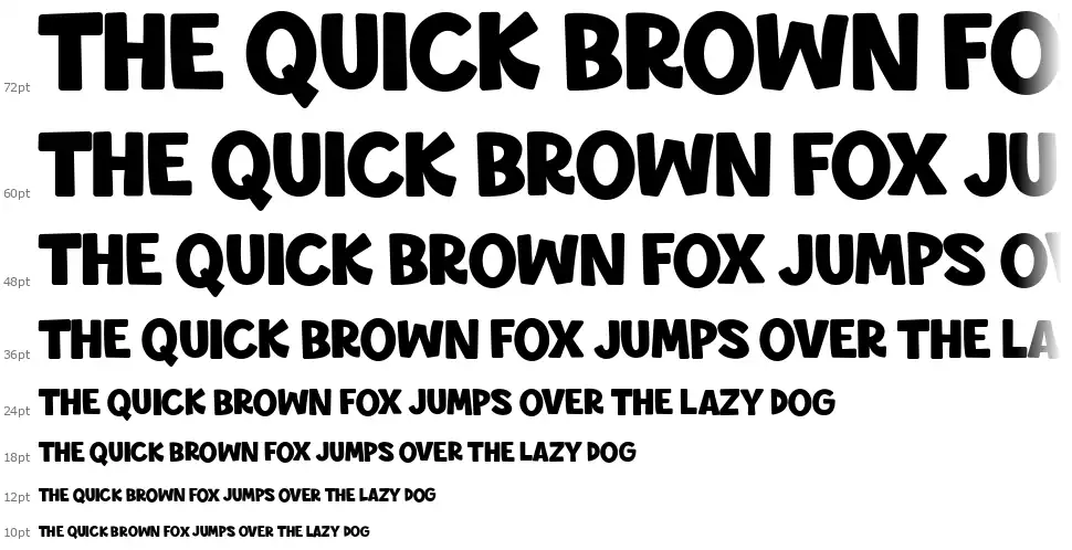 Pure Joyfont waterfall