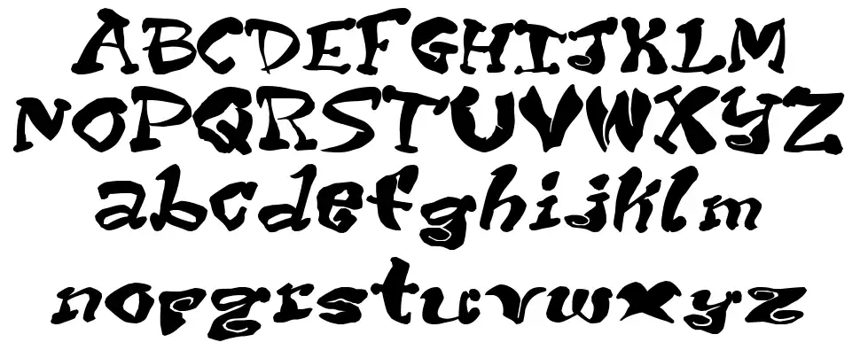 Purple Tentaclefont specimens