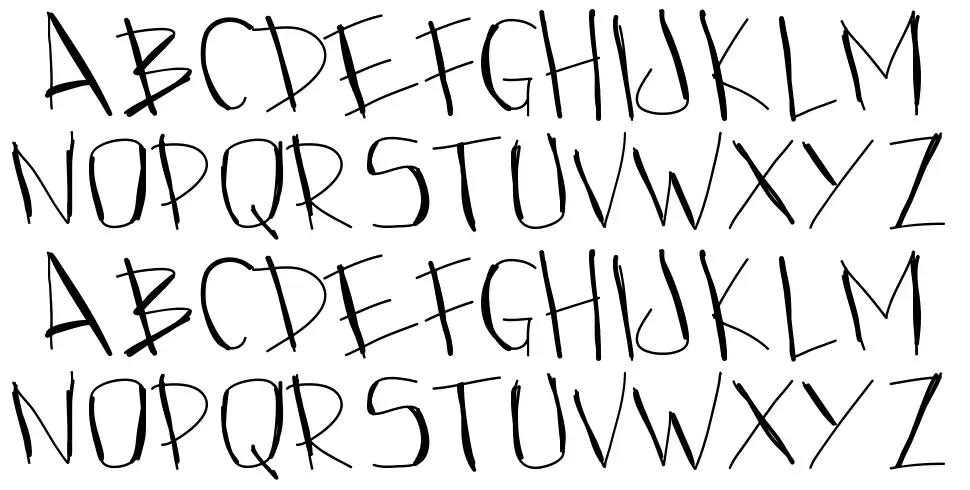 PW Jazzyfont specimens