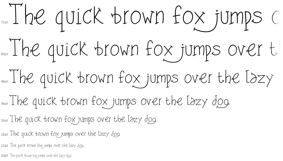 PW Shes Amazingfont waterfall