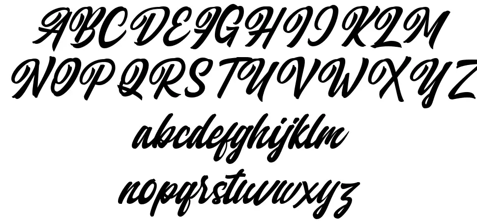 Qintan Scriptfont specimens