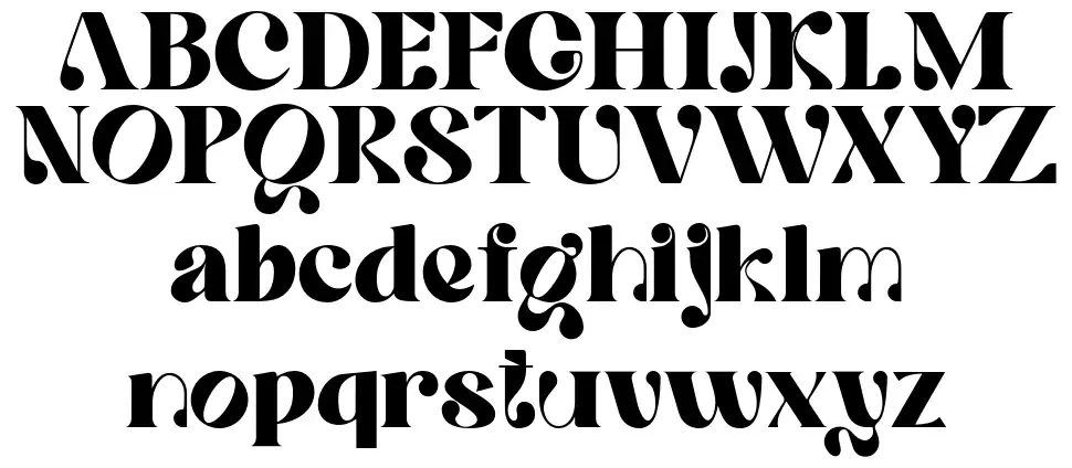 Quowist Displayfont specimens