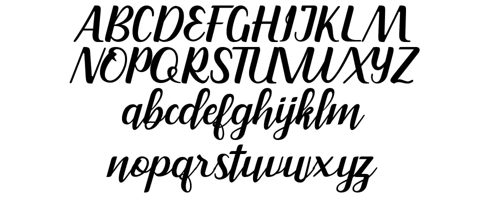 Rainbayfont specimens