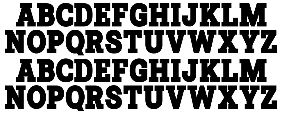 Ranked Sportsfont specimens
