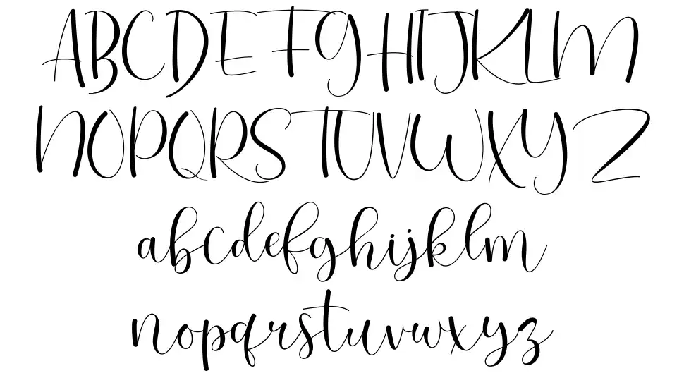 Rashanyfont specimens