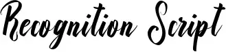 Recognition Script