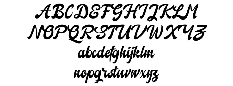 Retrocketfont specimens
