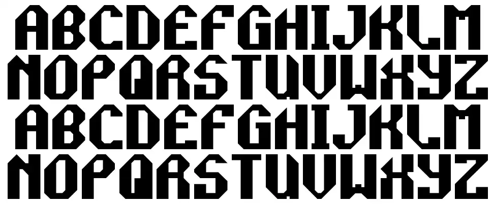 Rocket Propelledfont specimens