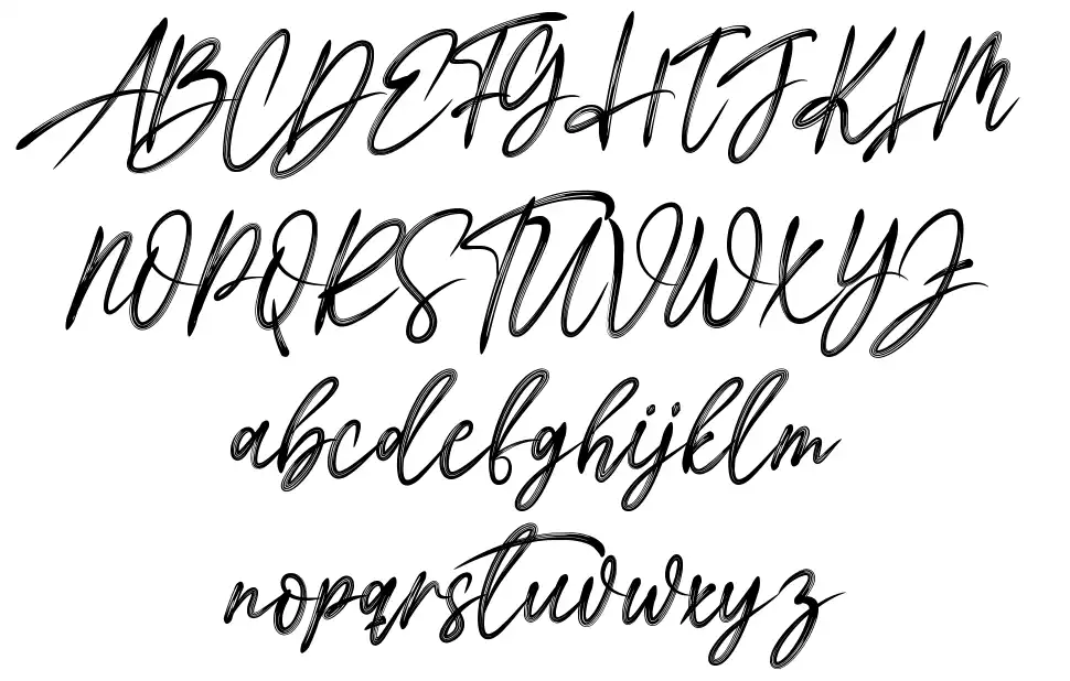 Romantic Storyfont specimens