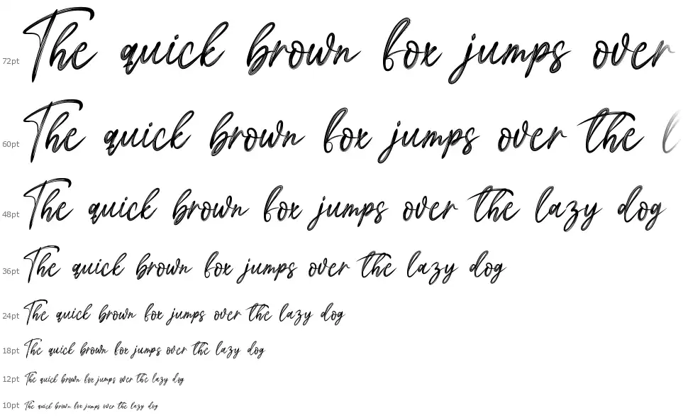 Romantic Storyfont waterfall