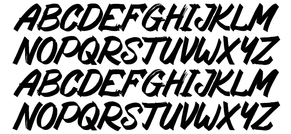 Rostering Brushfont specimens