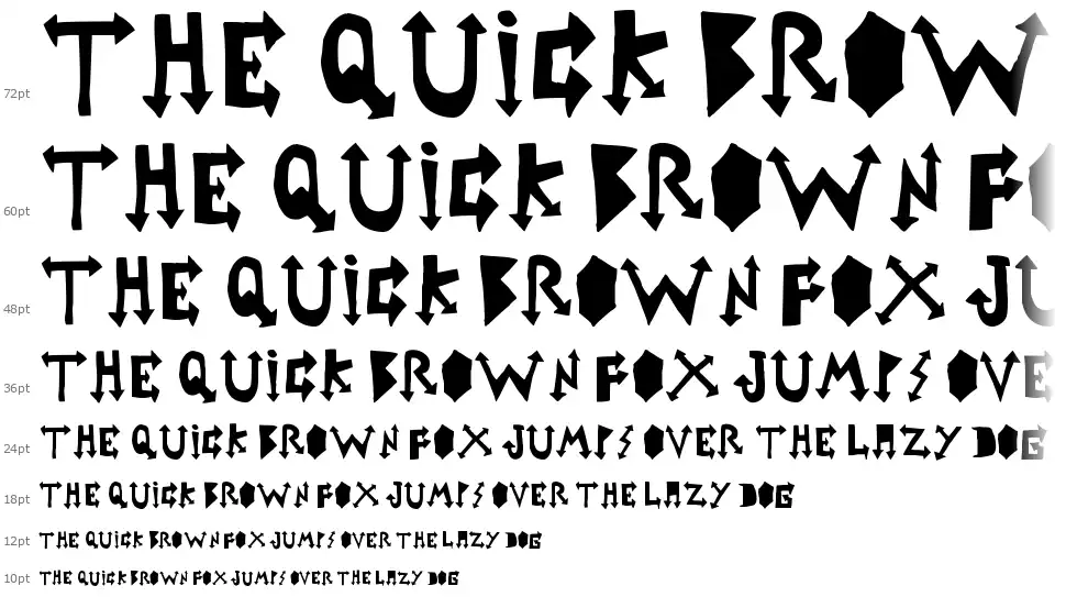 Rustic Heavy Metalfont waterfall