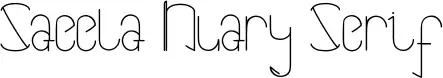 Saeela Nuary Serif