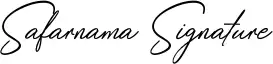 Safarnama Signature