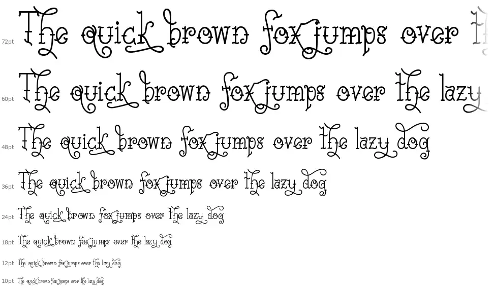 Sailorette Tattoofont waterfall