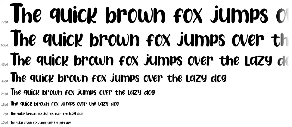 Sandy Kidsfont waterfall
