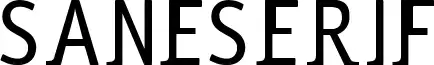 Saneserif
