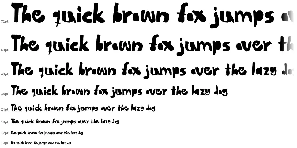 Scissor Madnessfont waterfall