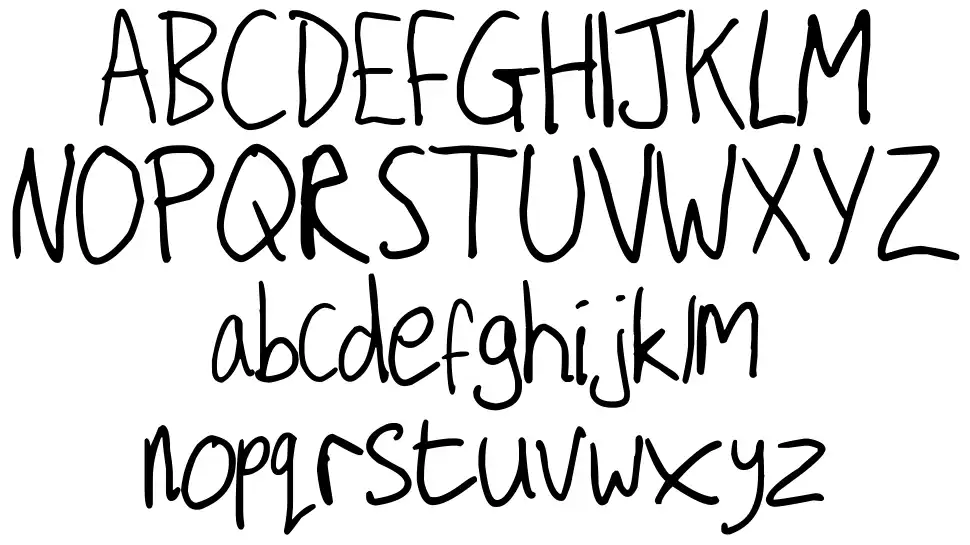 Secret Diaryfont specimens