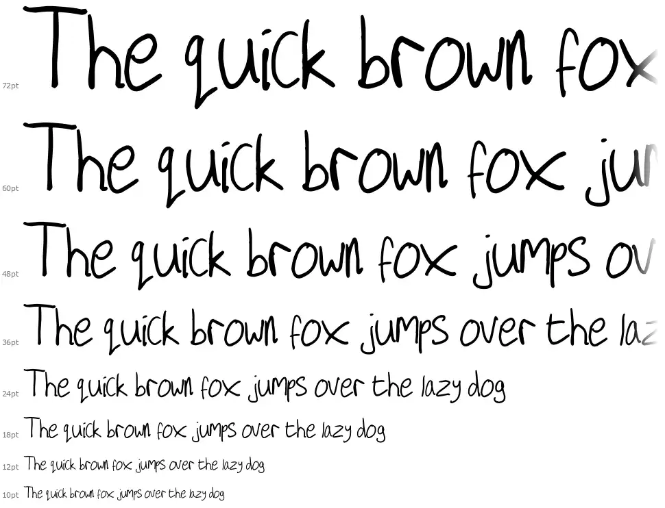 Secret Diaryfont waterfall