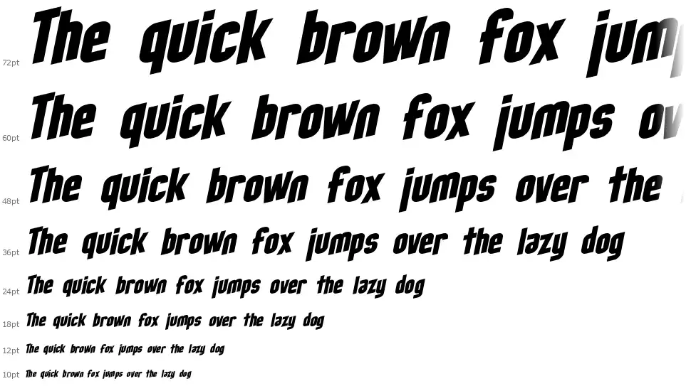 SF Obliquitiesfont waterfall
