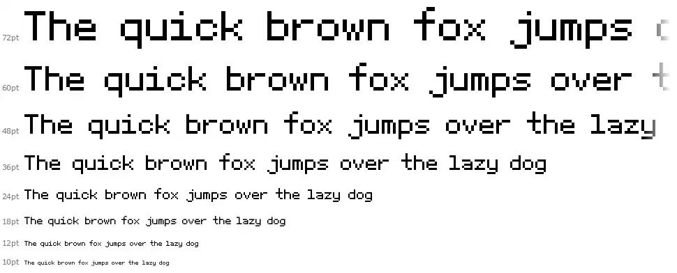 SGK075font waterfall