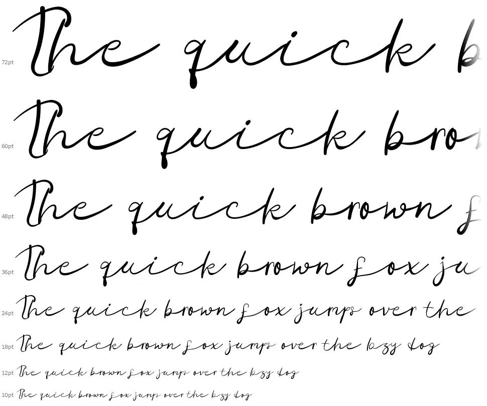 Shadow Overfont waterfall