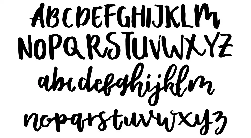 Shella Roughfont specimens