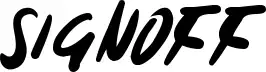 Signoff