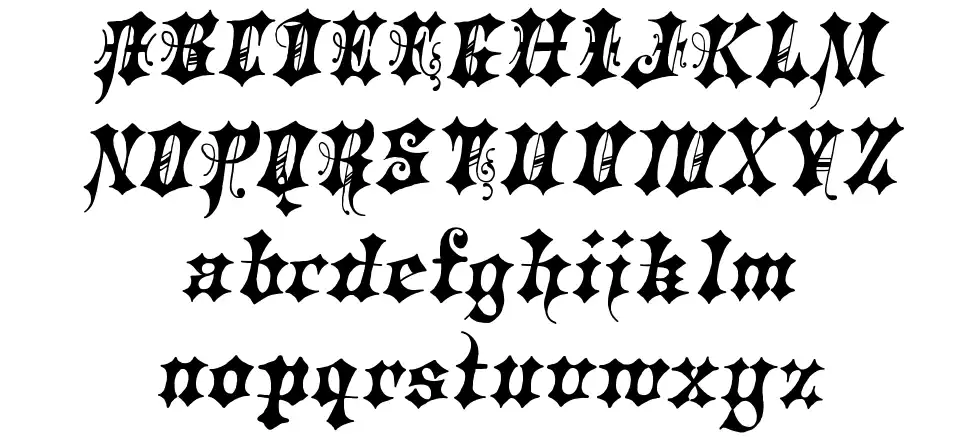 Slope Blackfont specimens