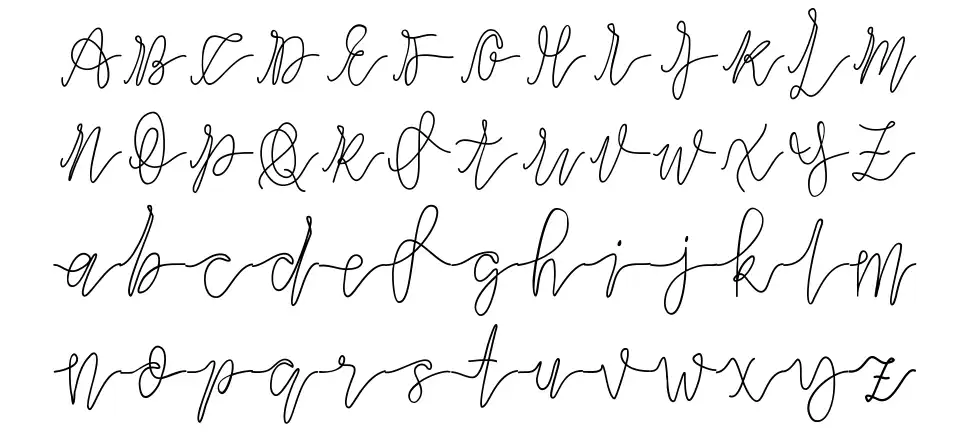 Slow Dancefont specimens