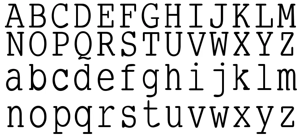 SmallType Writingfont specimens