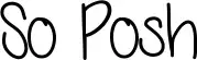 So Posh