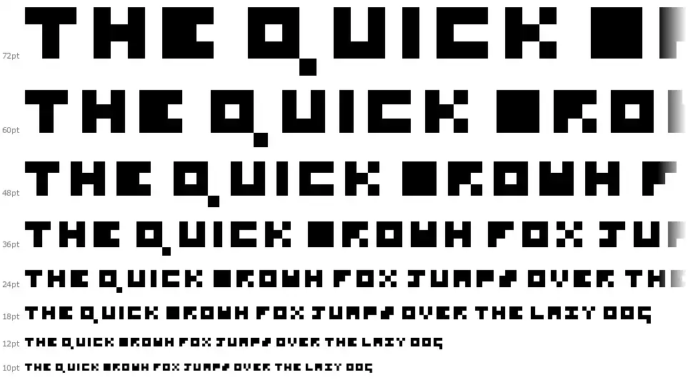 So Squarefont waterfall