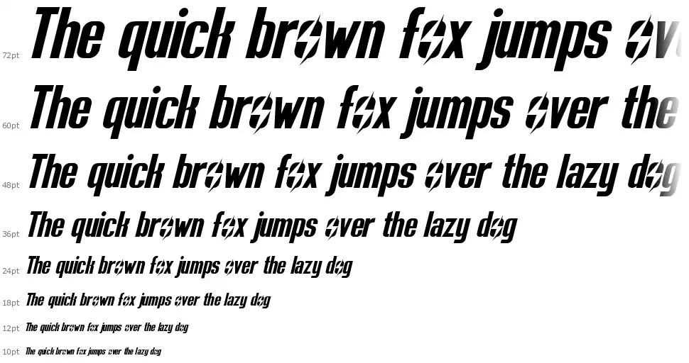 Sole Survivorfont waterfall