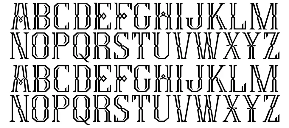 Solo's Crossroadsfont specimens