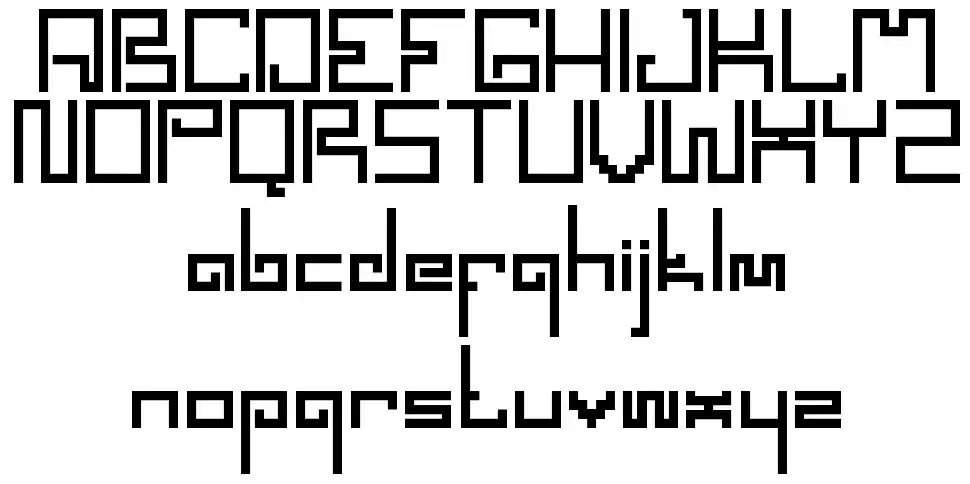 Spacewormfont specimens
